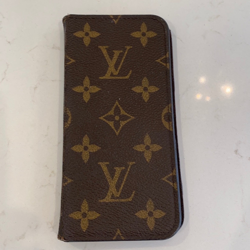 Authentic Louis Vuitton iPhone X case gently worn!